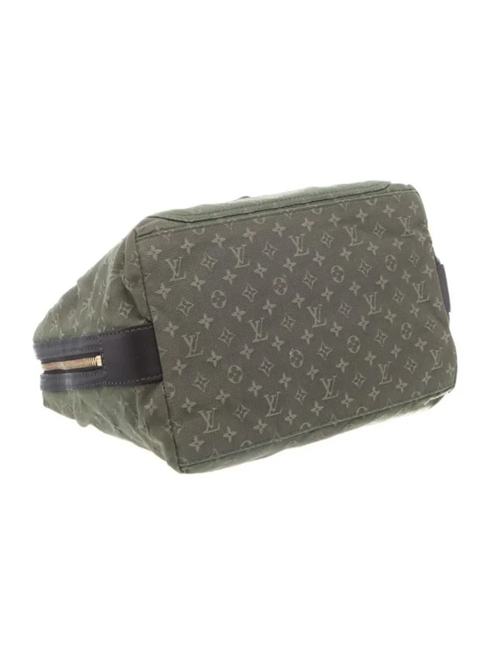 Louis Vuitton Monogram Mini Lin Mary Kate Vintage Green Canvas Bag, lux